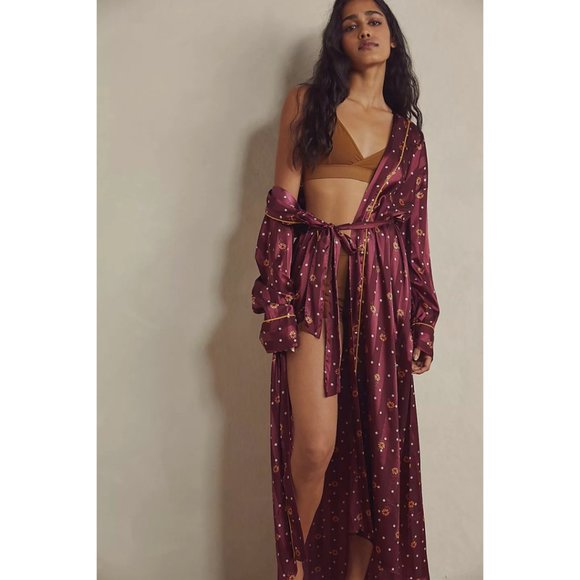 Free People Pajama Party Robe - Picture 4 of 11